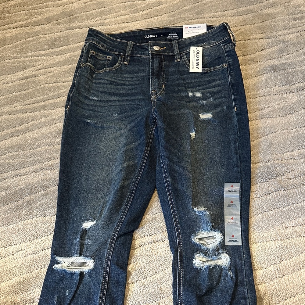 NWT! Old Navy Women's High Rise Skinny Jeans - Size 4